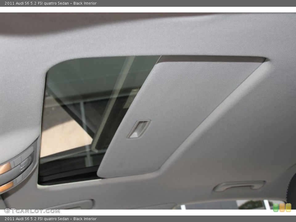 Black Interior Sunroof for the 2011 Audi S6 5.2 FSI quattro Sedan #66603952