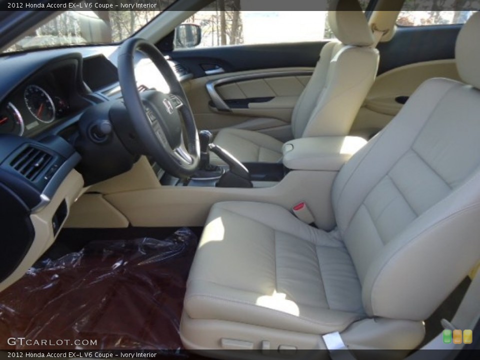 Ivory Interior Photo for the 2012 Honda Accord EX-L V6 Coupe #66605123