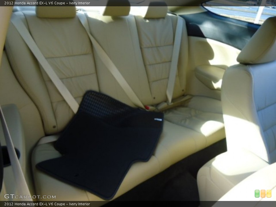 Ivory Interior Rear Seat for the 2012 Honda Accord EX-L V6 Coupe #66605148