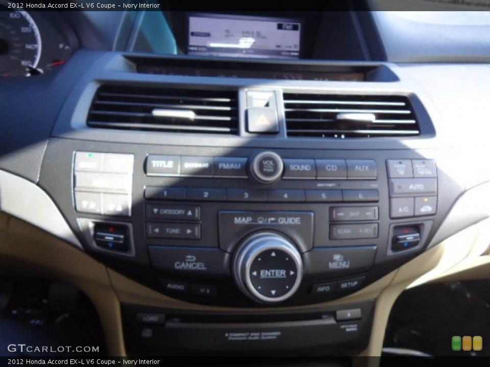 Ivory Interior Controls for the 2012 Honda Accord EX-L V6 Coupe #66605222