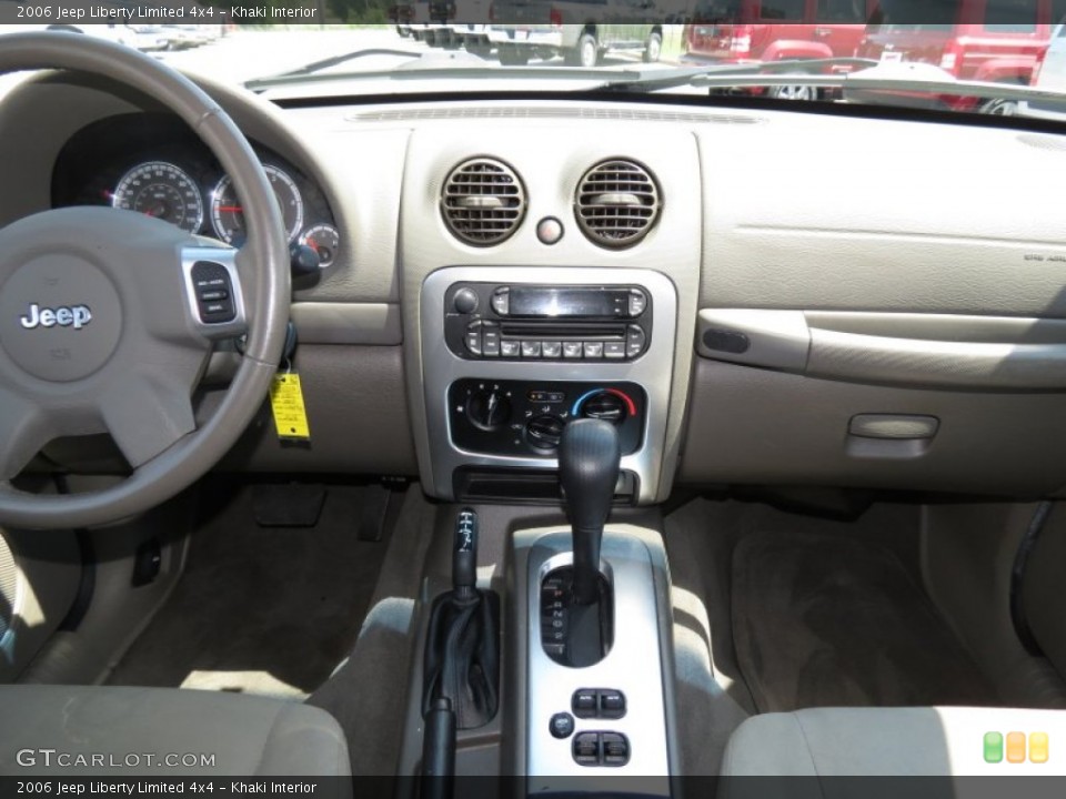 Khaki Interior Dashboard for the 2006 Jeep Liberty Limited 4x4 #66607579