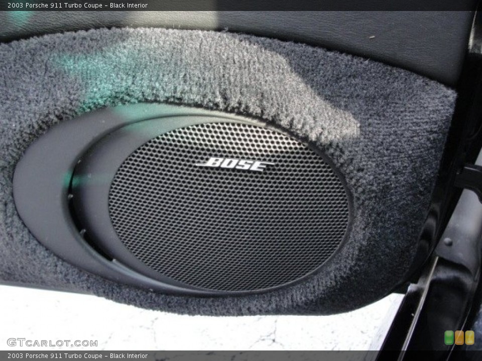 Black Interior Audio System for the 2003 Porsche 911 Turbo Coupe #66608438