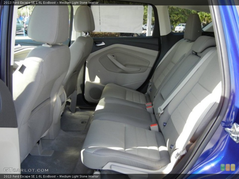 Medium Light Stone Interior Rear Seat for the 2013 Ford Escape SE 1.6L EcoBoost #66609132