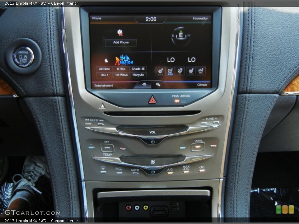Canyon Interior Controls for the 2013 Lincoln MKX FWD #66609348