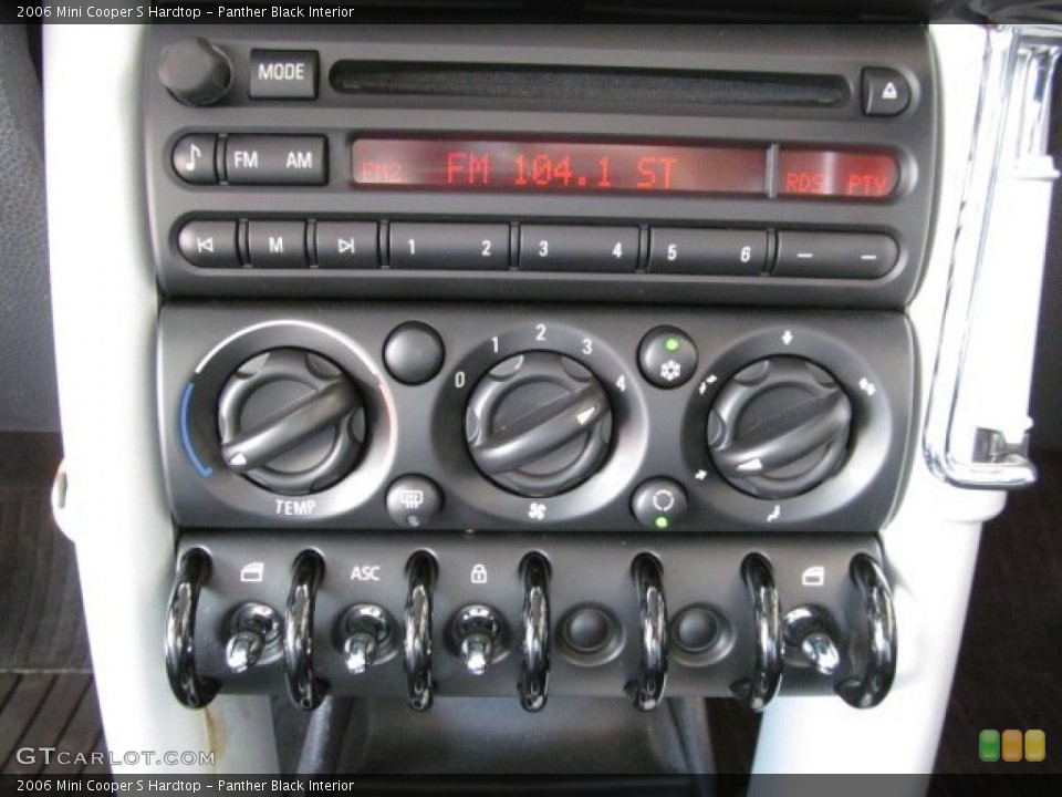 Panther Black Interior Controls for the 2006 Mini Cooper S Hardtop #66609882