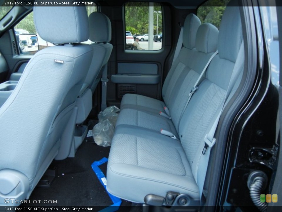 Steel Gray Interior Photo for the 2012 Ford F150 XLT SuperCab #66609891
