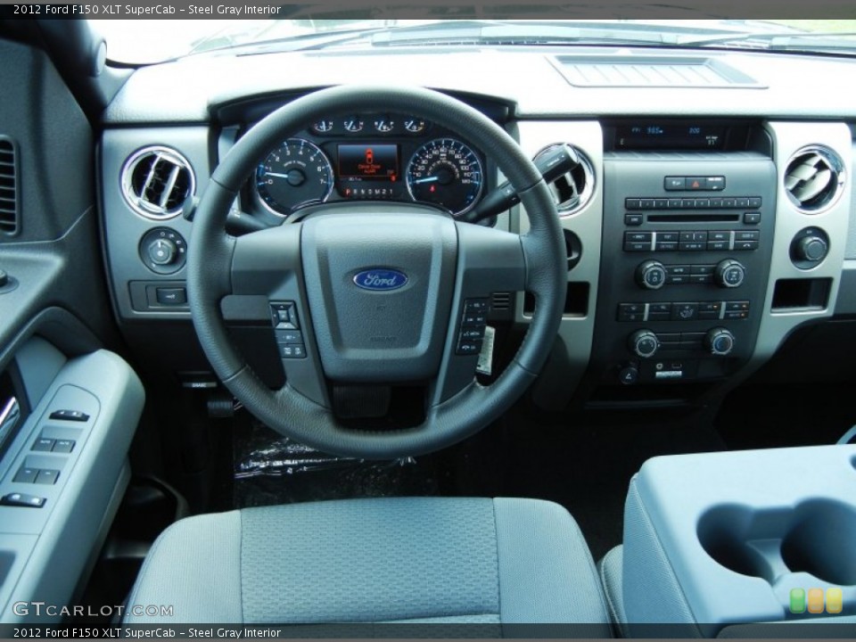 Steel Gray Interior Dashboard for the 2012 Ford F150 XLT SuperCab #66609897