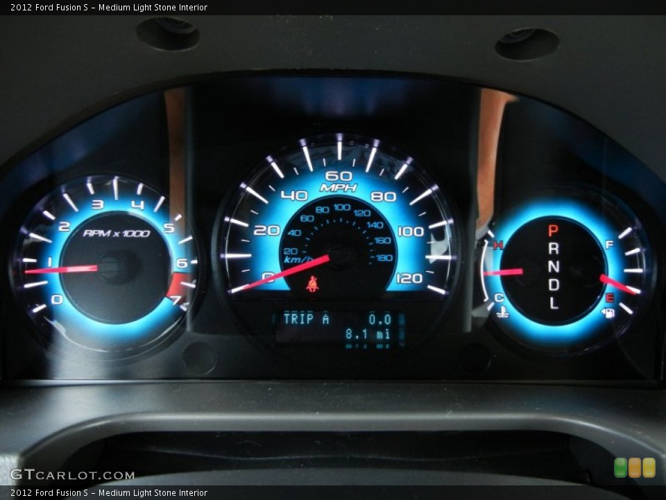 Medium Light Stone Interior Gauges for the 2012 Ford Fusion S #66609987