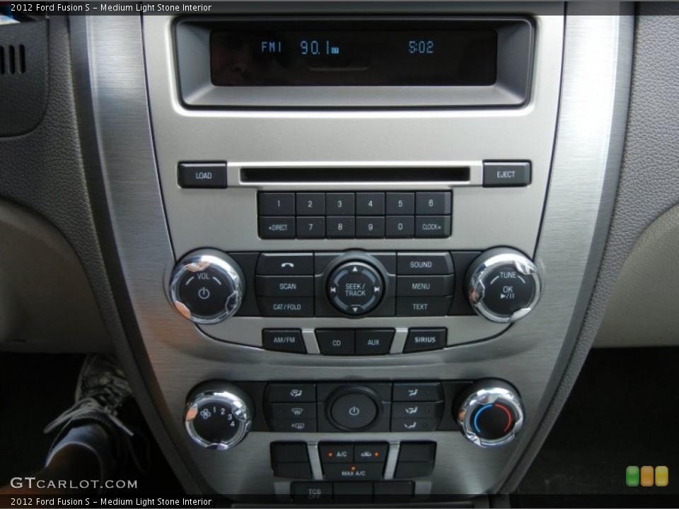 Medium Light Stone Interior Controls for the 2012 Ford Fusion S #66609990