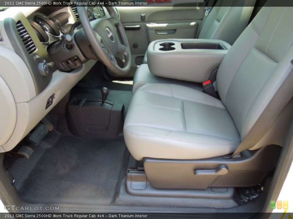 Dark Titanium Interior Photo for the 2011 GMC Sierra 2500HD Work Truck Regular Cab 4x4 #66610233