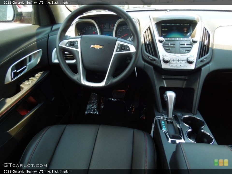 Jet Black Interior Dashboard for the 2012 Chevrolet Equinox LTZ #66612160