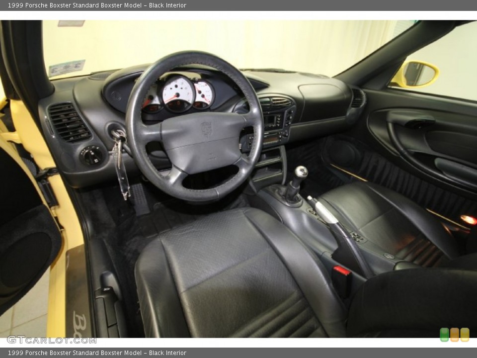 Black Interior Dashboard for the 1999 Porsche Boxster  #66613465