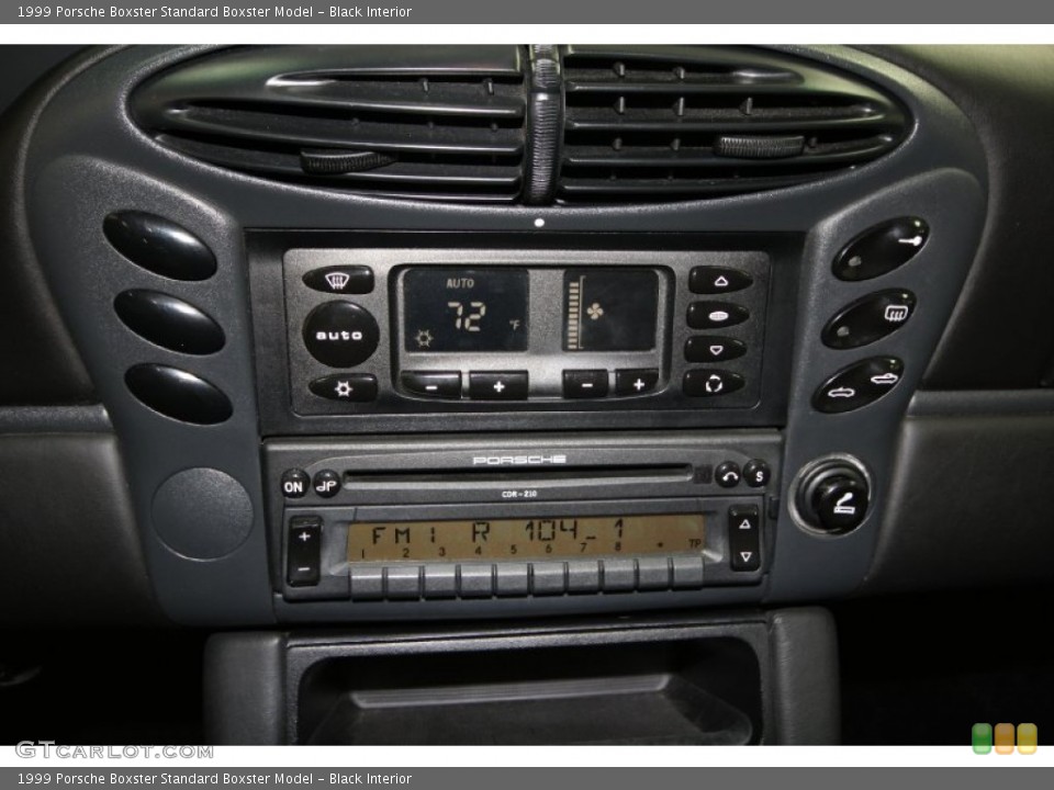 Black Interior Controls for the 1999 Porsche Boxster  #66613501