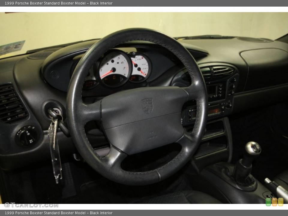 Black Interior Steering Wheel for the 1999 Porsche Boxster  #66613516
