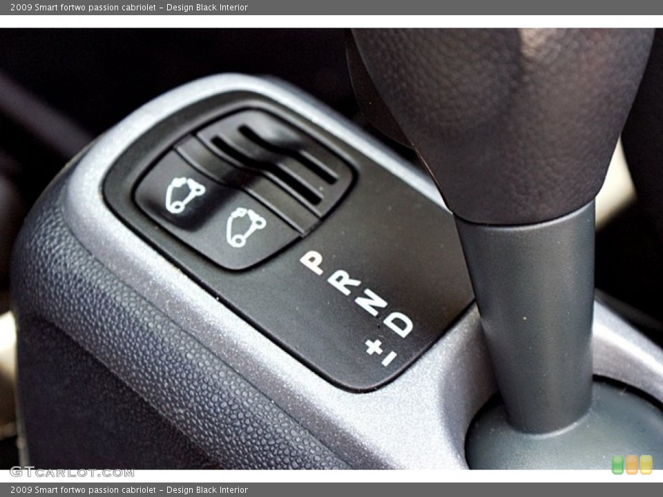 Design Black Interior Transmission for the 2009 Smart fortwo passion cabriolet #66616964