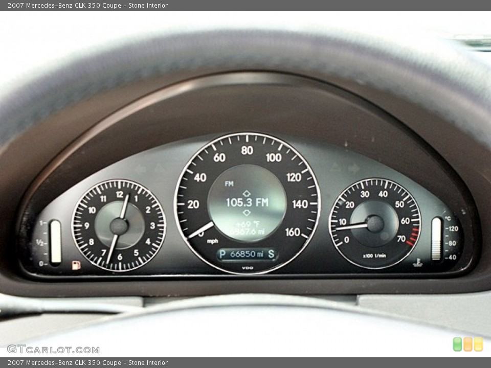 Stone Interior Gauges for the 2007 Mercedes-Benz CLK 350 Coupe #66617264