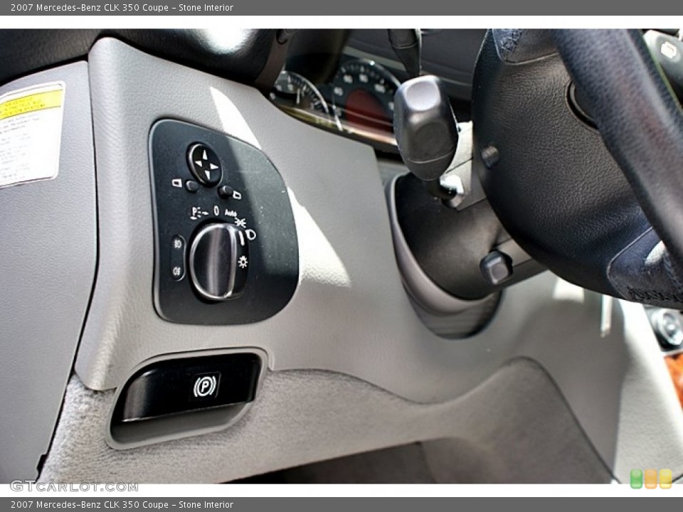 Stone Interior Controls for the 2007 Mercedes-Benz CLK 350 Coupe #66617372