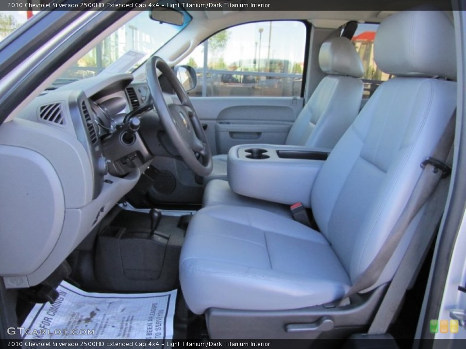 Light Titanium/Dark Titanium Interior Photo for the 2010 Chevrolet Silverado 2500HD Extended Cab 4x4 #66618787