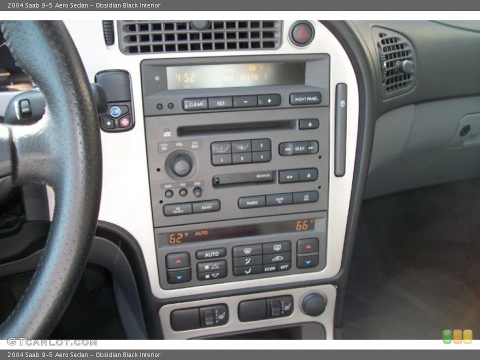 Obsidian Black Interior Controls for the 2004 Saab 9-5 Aero Sedan #66622793