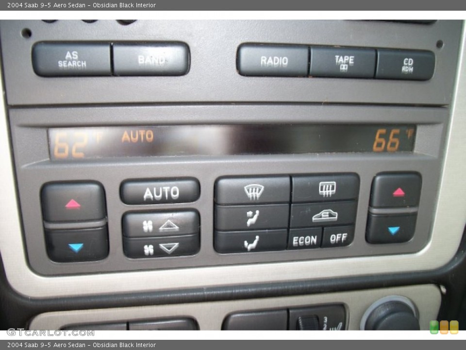 Obsidian Black Interior Controls for the 2004 Saab 9-5 Aero Sedan #66622811