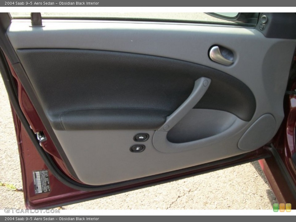 Obsidian Black Interior Door Panel for the 2004 Saab 9-5 Aero Sedan #66622820