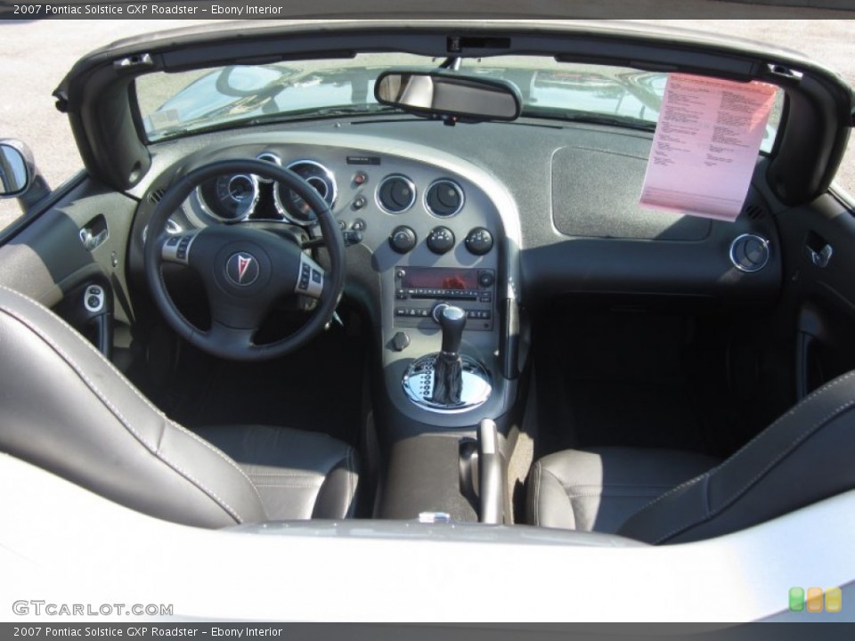 Ebony Interior Photo for the 2007 Pontiac Solstice GXP Roadster #66623912
