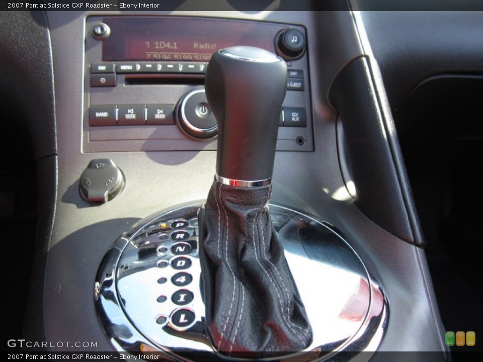 Ebony Interior Transmission for the 2007 Pontiac Solstice GXP Roadster #66624059