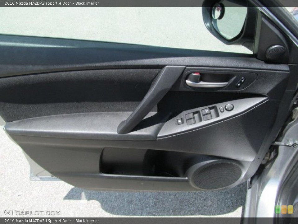 Black Interior Door Panel for the 2010 Mazda MAZDA3 i Sport 4 Door #66624812