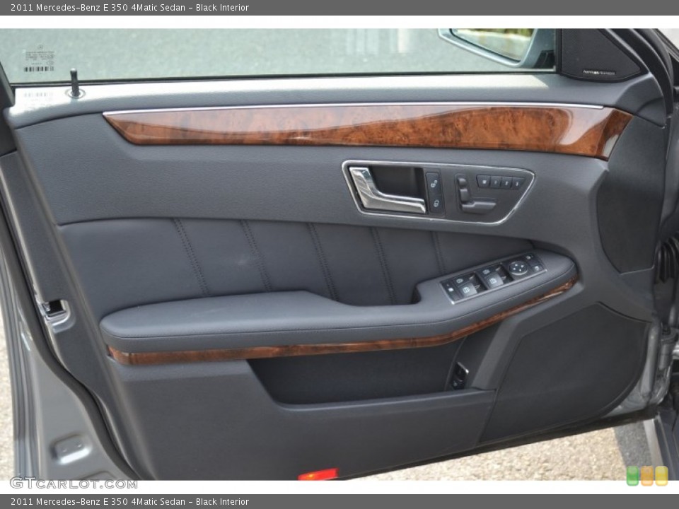 Black Interior Door Panel for the 2011 Mercedes-Benz E 350 4Matic Sedan #66625304
