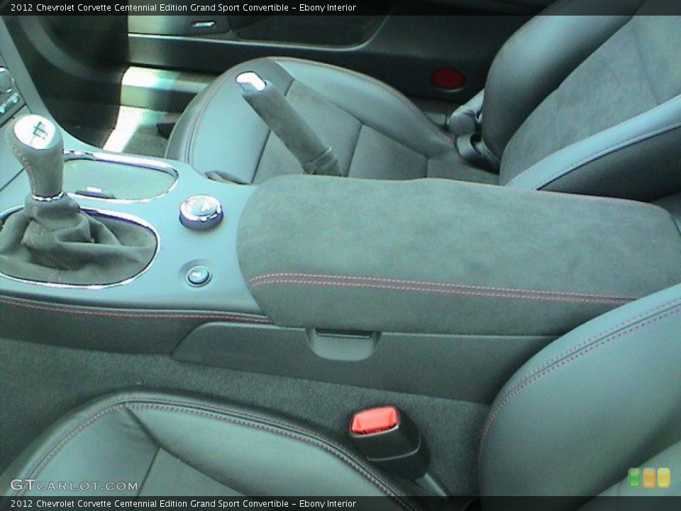 Ebony Interior Photo for the 2012 Chevrolet Corvette Centennial Edition Grand Sport Convertible #66627446