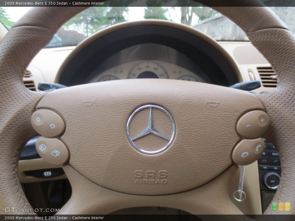 Cashmere Interior Steering Wheel for the 2009 Mercedes-Benz E 350 Sedan #66627525