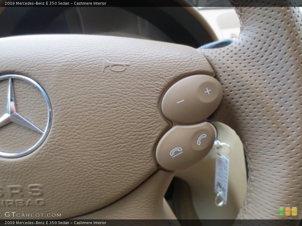 Cashmere Interior Controls for the 2009 Mercedes-Benz E 350 Sedan #66627534