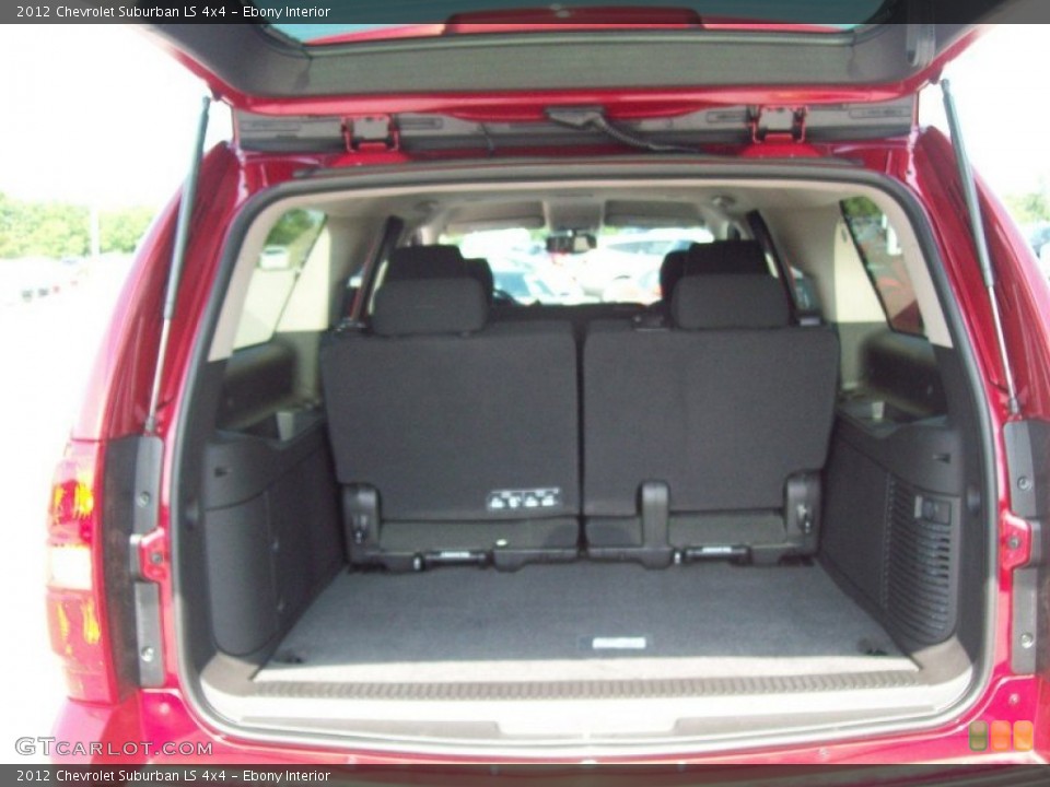 Ebony Interior Trunk for the 2012 Chevrolet Suburban LS 4x4 #66627535