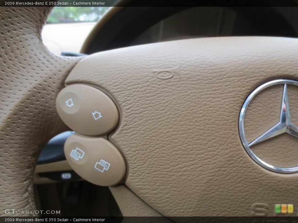 Cashmere Interior Controls for the 2009 Mercedes-Benz E 350 Sedan #66627545