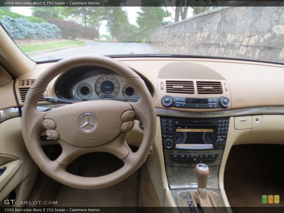 Cashmere Interior Dashboard for the 2009 Mercedes-Benz E 350 Sedan #66627554