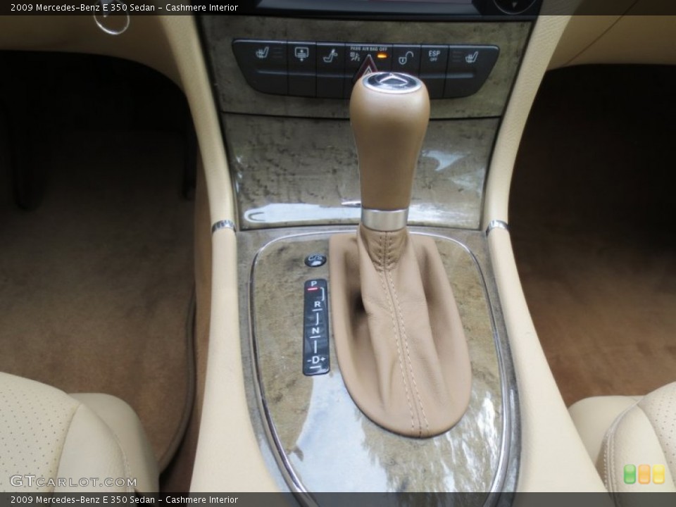 Cashmere Interior Transmission for the 2009 Mercedes-Benz E 350 Sedan #66627563