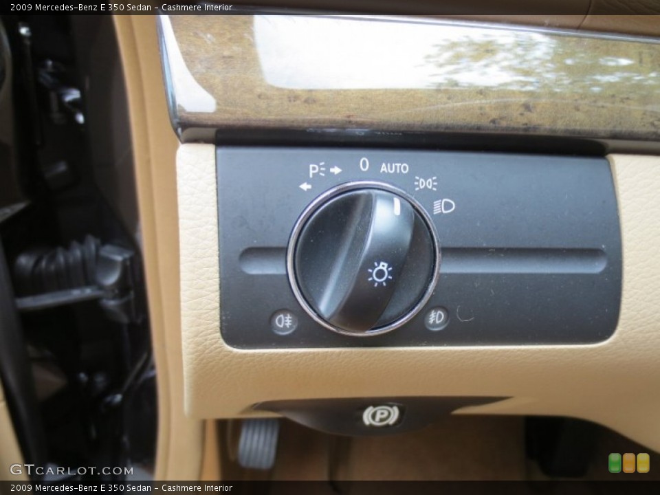 Cashmere Interior Controls for the 2009 Mercedes-Benz E 350 Sedan #66627662