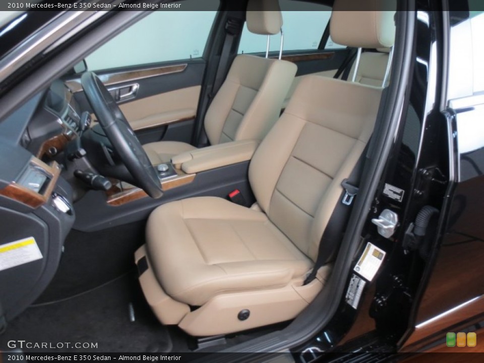 Almond Beige Interior Front Seat for the 2010 Mercedes-Benz E 350 Sedan #66627791
