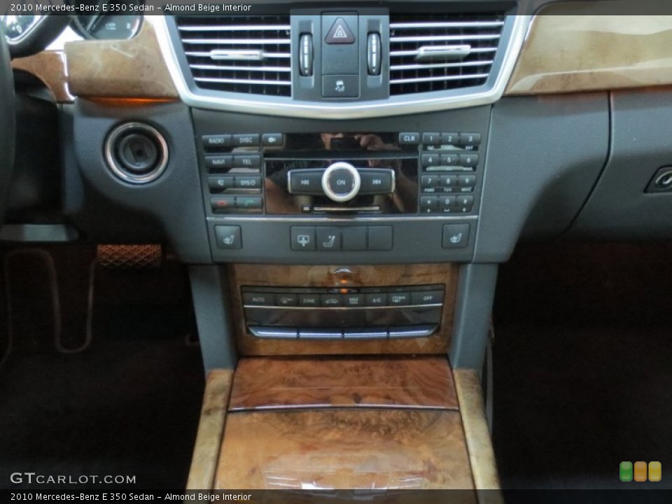 Almond Beige Interior Controls for the 2010 Mercedes-Benz E 350 Sedan #66627908