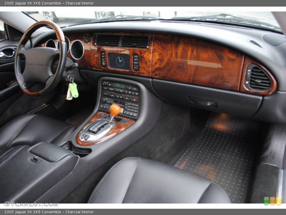 Charcoal Interior Dashboard for the 2005 Jaguar XK XK8 Convertible #66630104