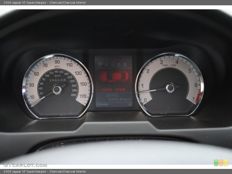 Charcoal/Charcoal Interior Gauges for the 2009 Jaguar XF Supercharged #66630335