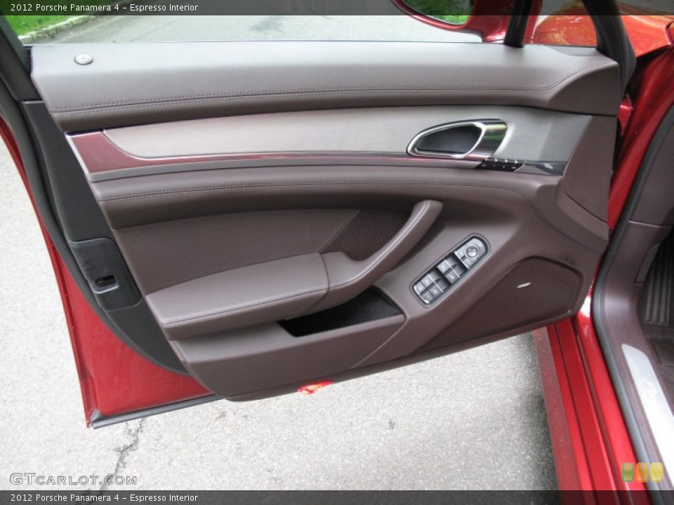 Espresso Interior Door Panel for the 2012 Porsche Panamera 4 #66636623