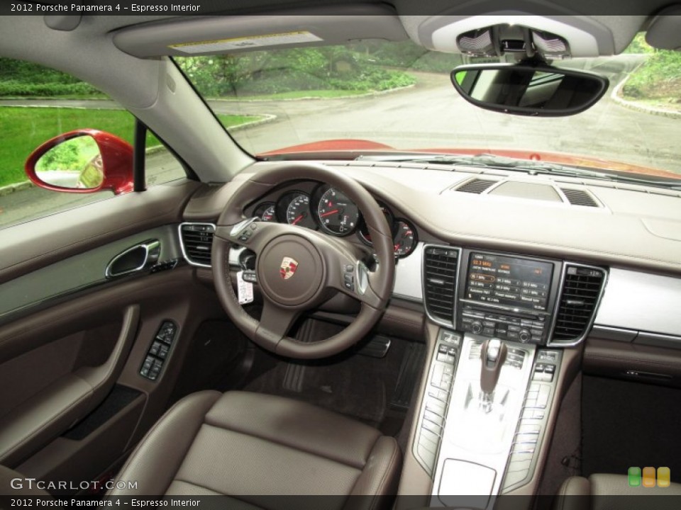 Espresso Interior Dashboard for the 2012 Porsche Panamera 4 #66636629