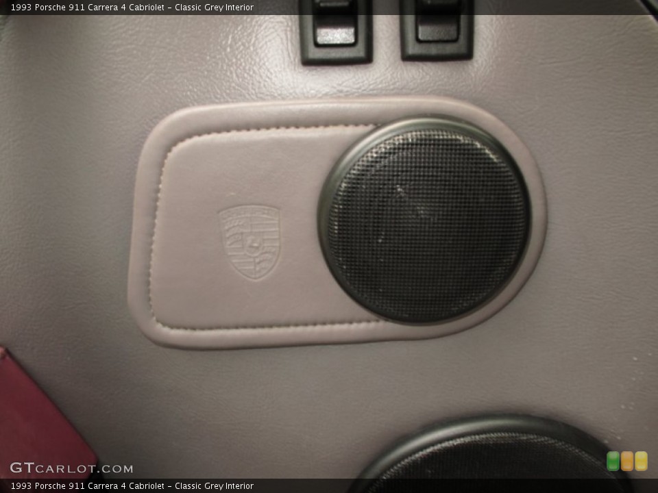 Classic Grey Interior Audio System for the 1993 Porsche 911 Carrera 4 Cabriolet #66636848