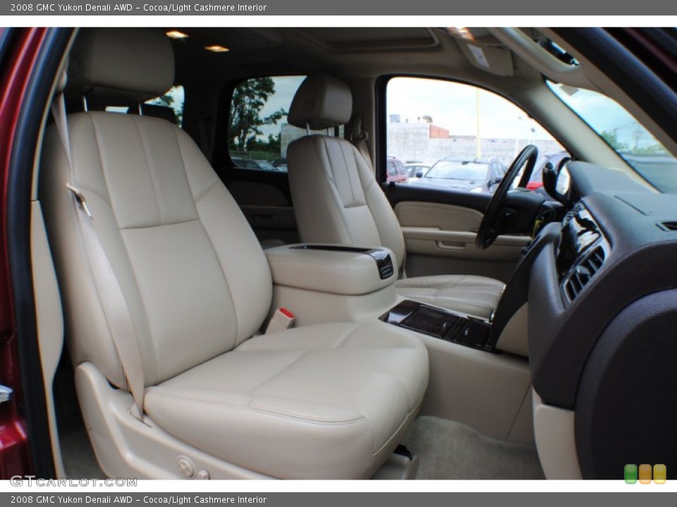 Cocoa/Light Cashmere Interior Photo for the 2008 GMC Yukon Denali AWD #66636923