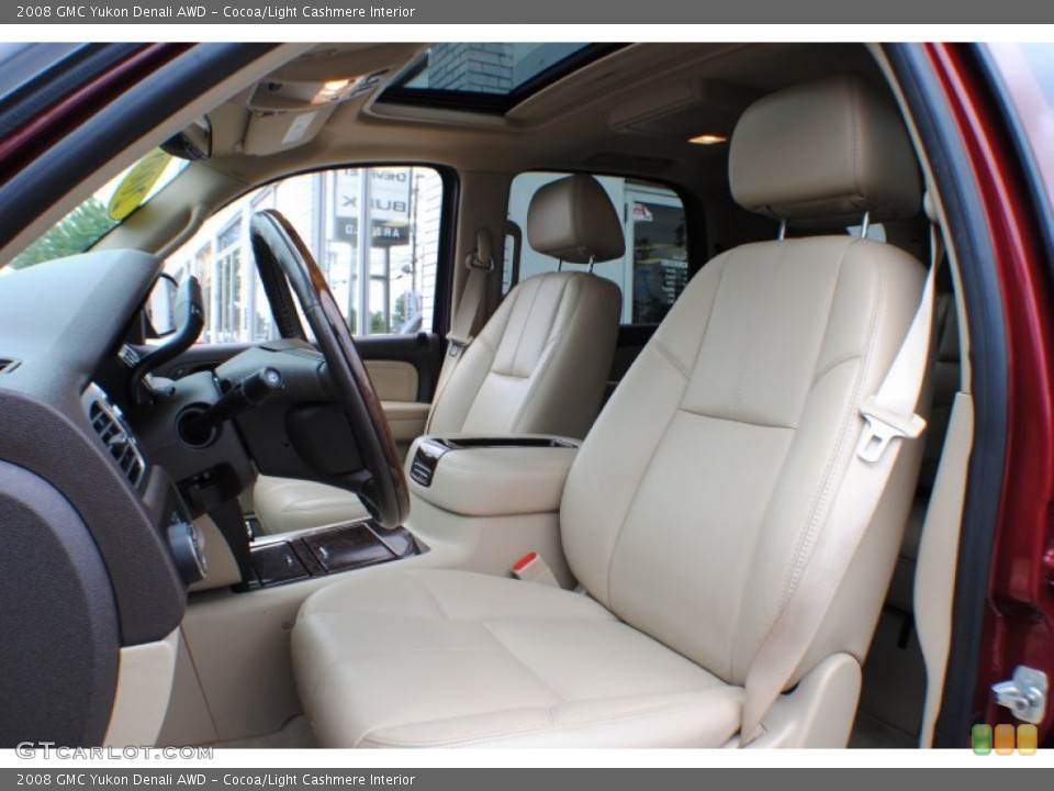 Cocoa/Light Cashmere Interior Photo for the 2008 GMC Yukon Denali AWD #66636941