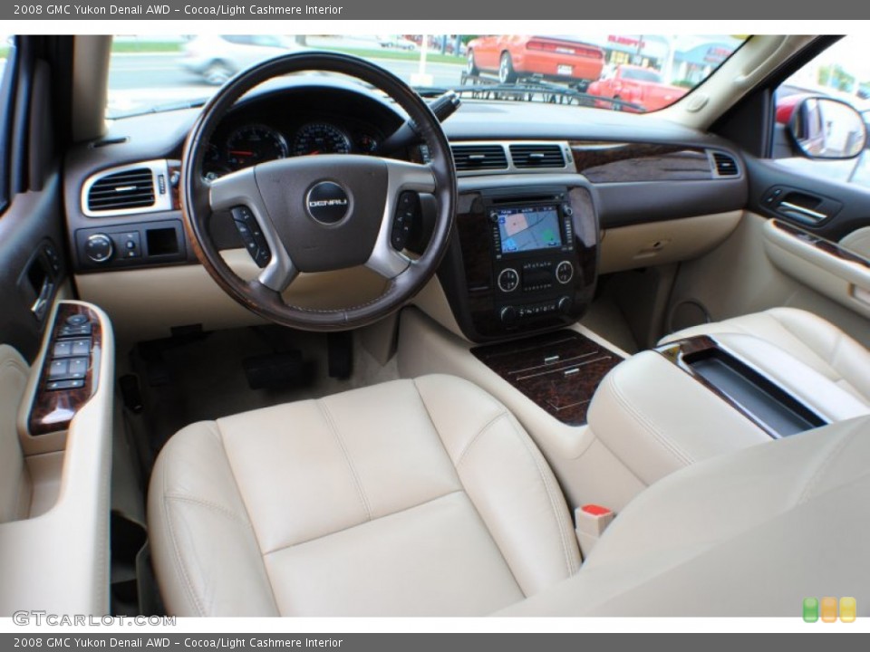 Cocoa/Light Cashmere Interior Prime Interior for the 2008 GMC Yukon Denali AWD #66636983