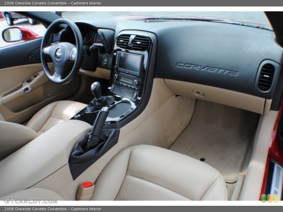 Cashmere Interior Dashboard for the 2008 Chevrolet Corvette Convertible #66637096