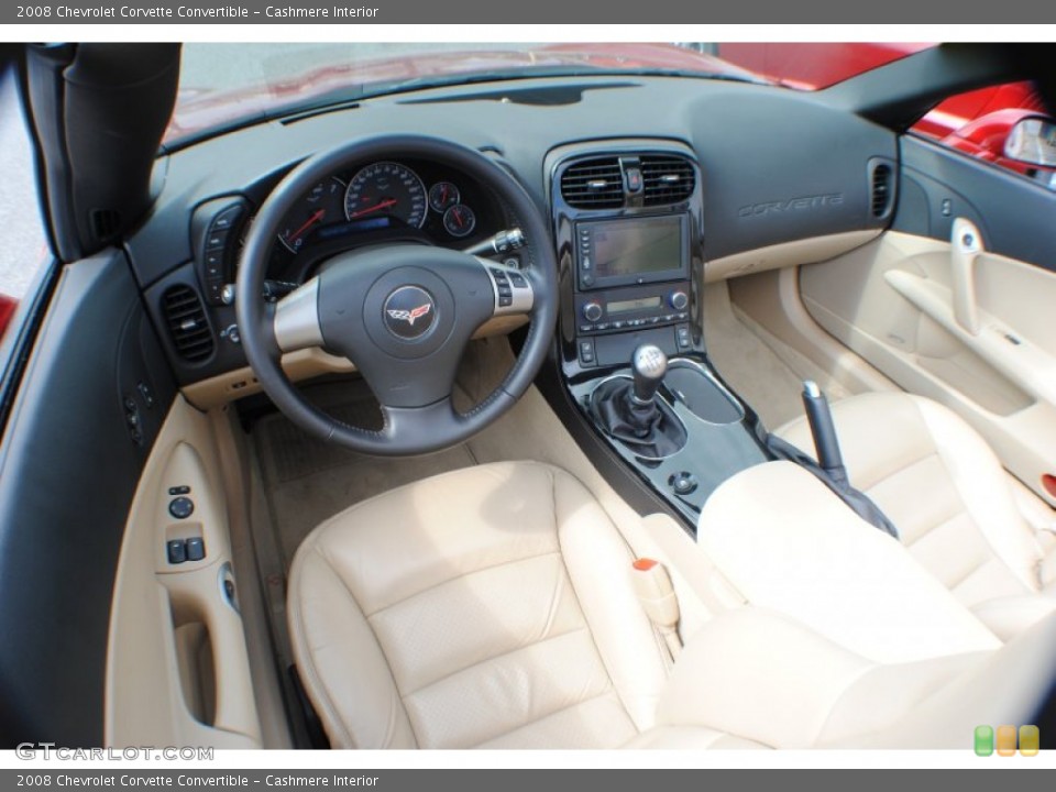 Cashmere 2008 Chevrolet Corvette Interiors