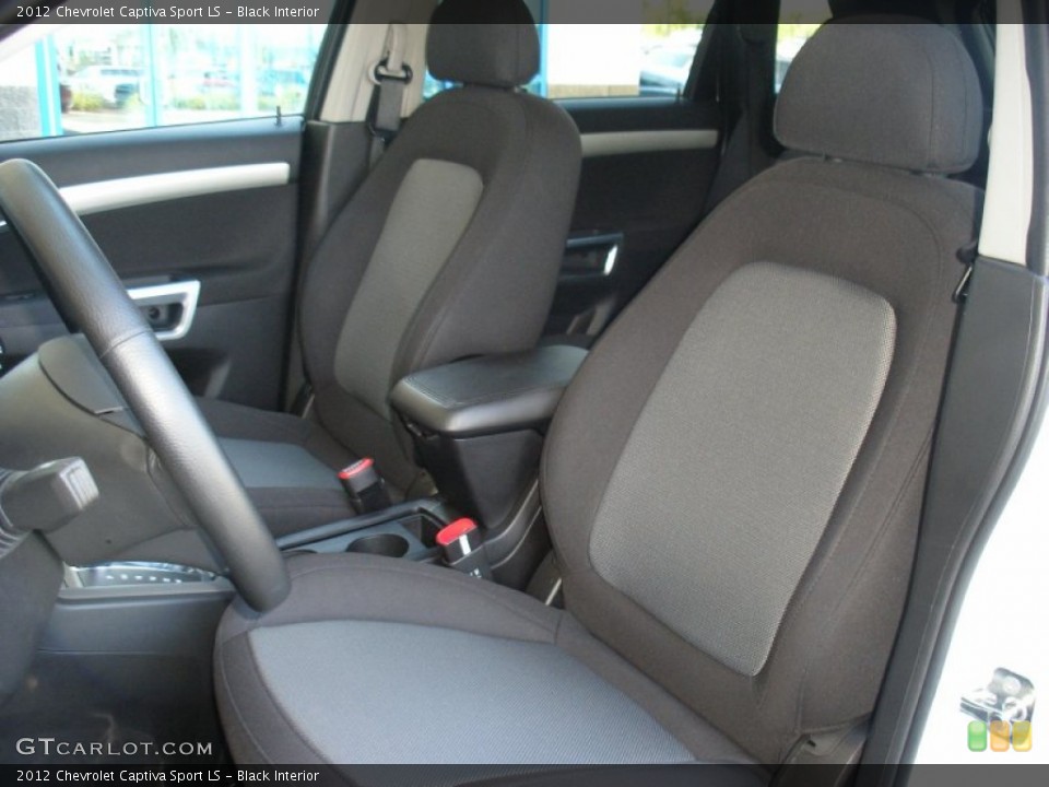 Black Interior Front Seat for the 2012 Chevrolet Captiva Sport LS #66640046